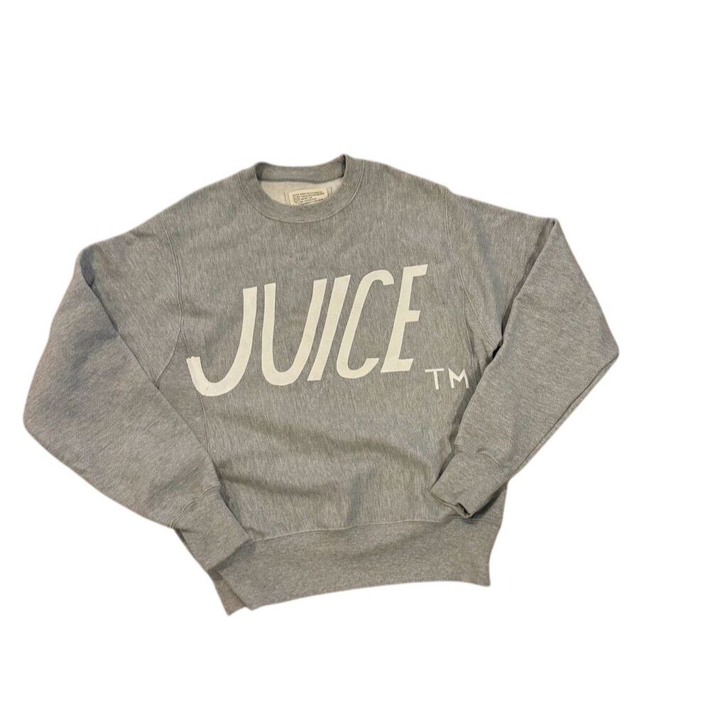 Juice Project Unisex Graphic Sweatshirt Gray Pullover Size S Casual